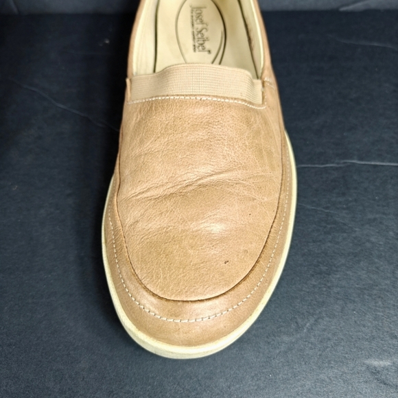 Josef Seibel Loafers Ballet Flats Tan Leather Slip On Comfy Women's Shoes 8.5-9 - Picture 5 of 11